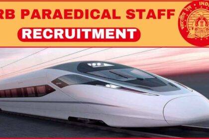 RRB Paramedical Staff Recruitment